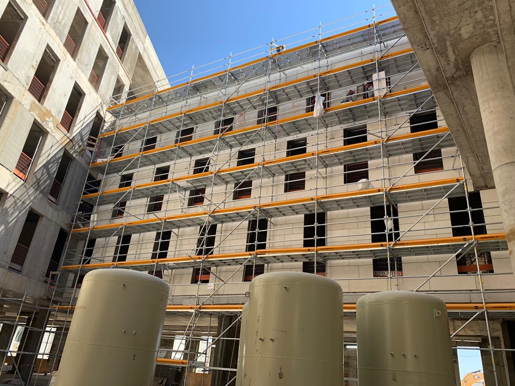 Flamod Rosette | Facade Scaffolding