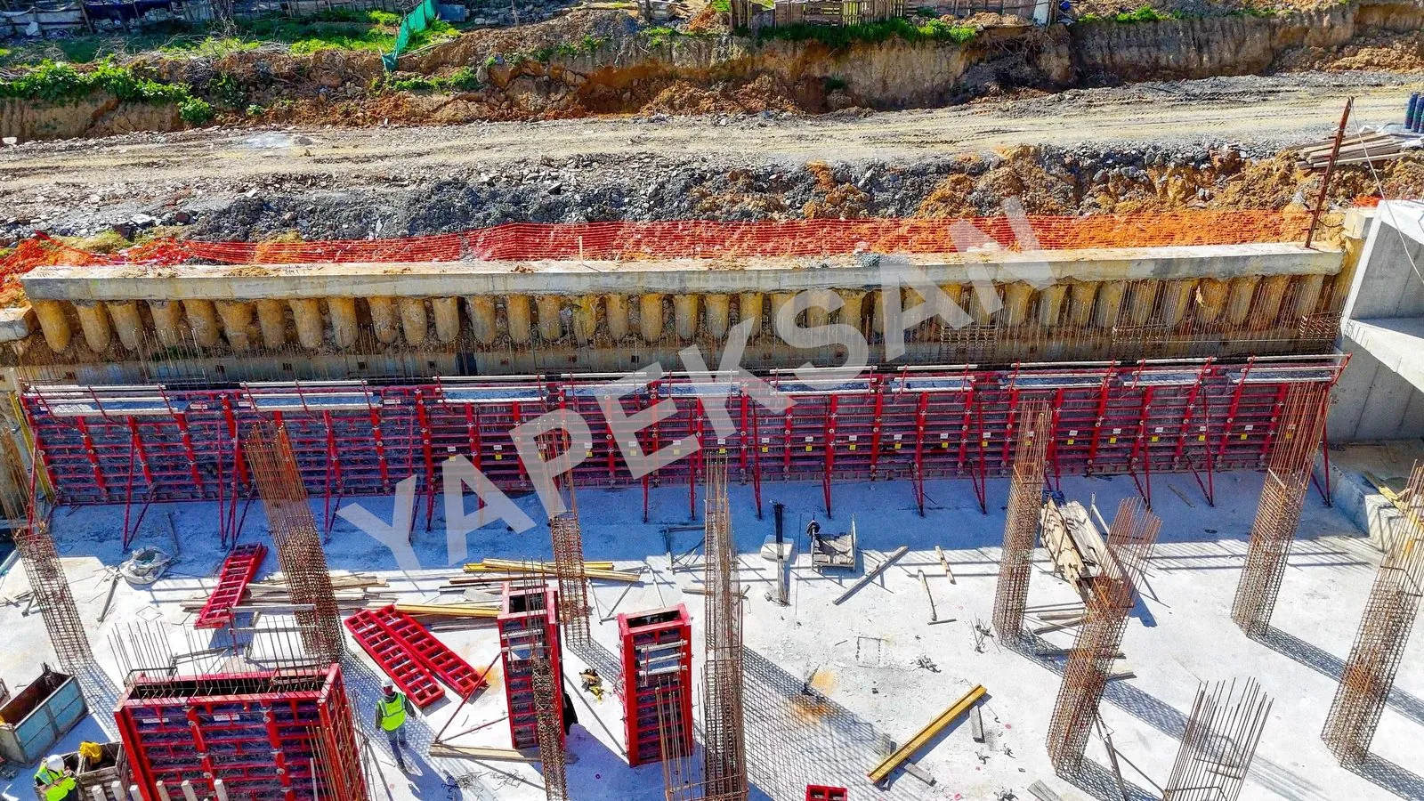 Yapeksan Ega İnşaat Konut Şantiyesi — Fortemax Perde Kalıp Sistemi